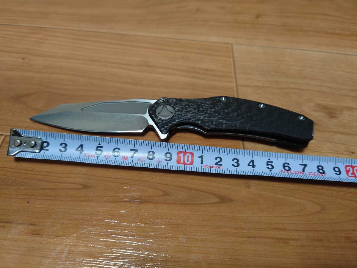 Microtech Marfione Custom Mini Matrix Stonewash Carbon Fiber 