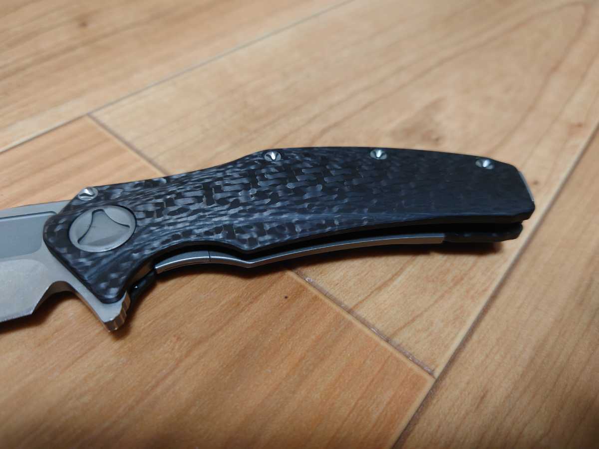 Microtech Marfione Custom Mini Matrix Stonewash Carbon Fiber 