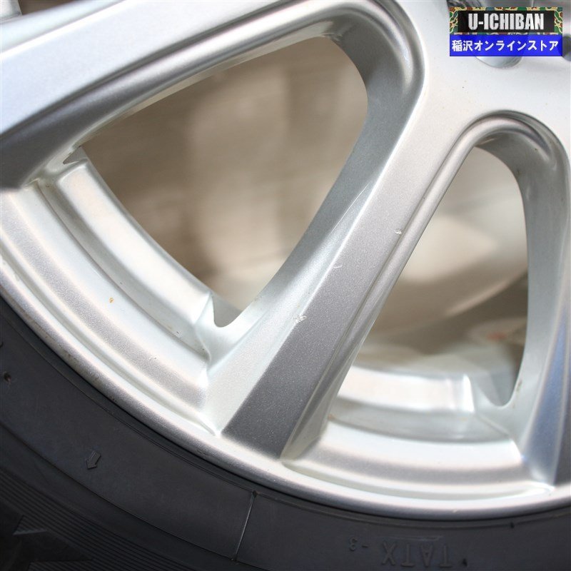 195/65R15 プリウス 等 ジョーカー 6-15+43 5H100 2021年製 トーヨー トランパスTX 15インチ スタッドレス 4本セット 009 プリウス 195&frasl;65R15 等 TOYOTA 0 バリ溝！キレイ！ほぼ10分☆プリウス