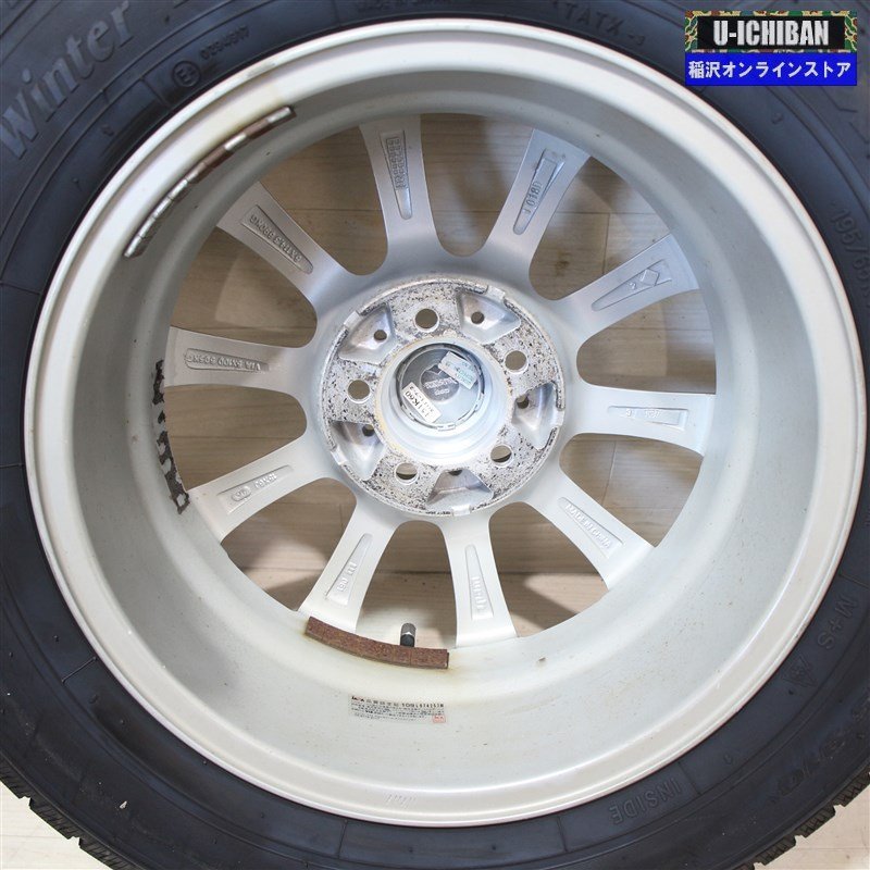 195/65R15 プリウス 等 ジョーカー 6-15+43 5H100 2021年製 トーヨー トランパスTX 15インチ スタッドレス 4本セット 009 プリウス 195&frasl;65R15 等 TOYOTA 0 バリ溝！キレイ！ほぼ10分☆プリウス
