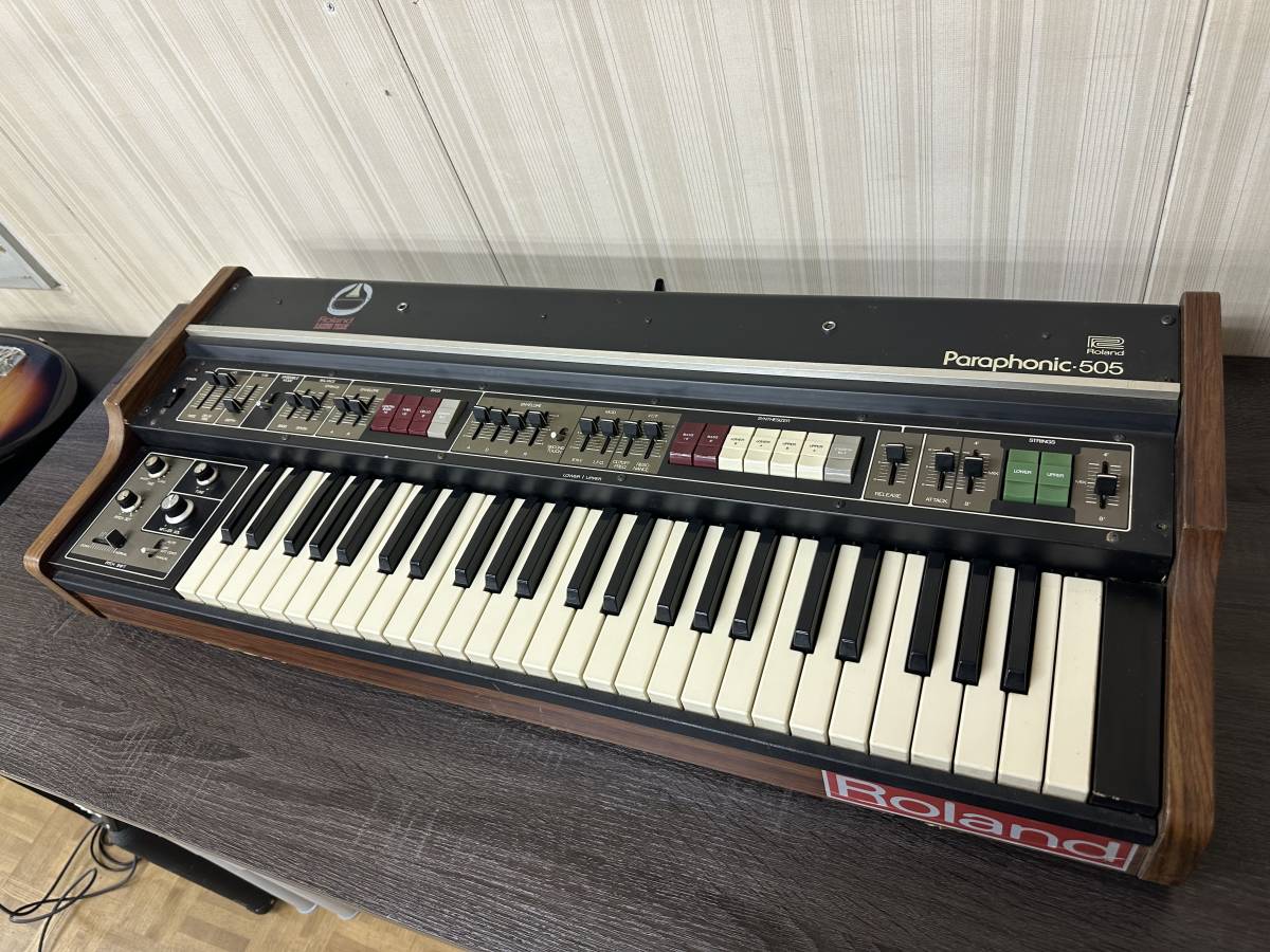希少】Roland RS-505 Paraphonic-505 アナログシンセサイザー 中古品