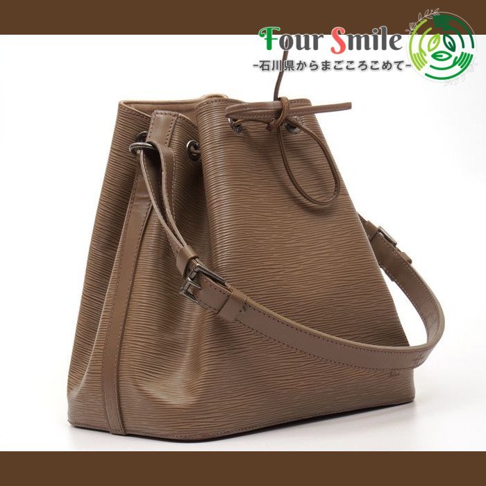 【極美品】ルイヴィトン Louis Vuitton エピ プチノエ 巾着 ショルダーバッグ レディース M44109 定価約23万円 6053 ルイヴィトン エピ プチノエ モノトク ⁄ 鑑定済ルイヴィトン