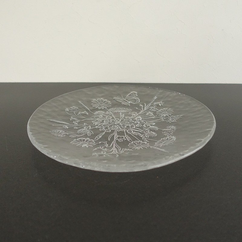 新品 KOSTA BODA コスタボダ 皿2枚セット Kosta Boda Tulipa ガラス