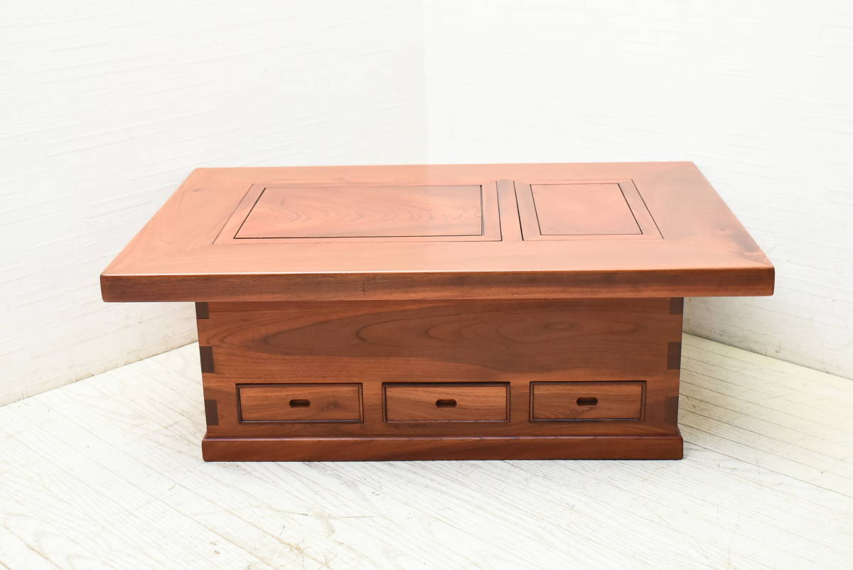 新品，大得価 TZE1208_欅/けやき/天然木/長火鉢/関西火鉢/古民具/囲炉裏座卓/火鉢/座敷机/テーブル/時代家具(その他)｜売買されたオークション情報、yahooの商品情報をアーカイブ公開 - オークファン その他