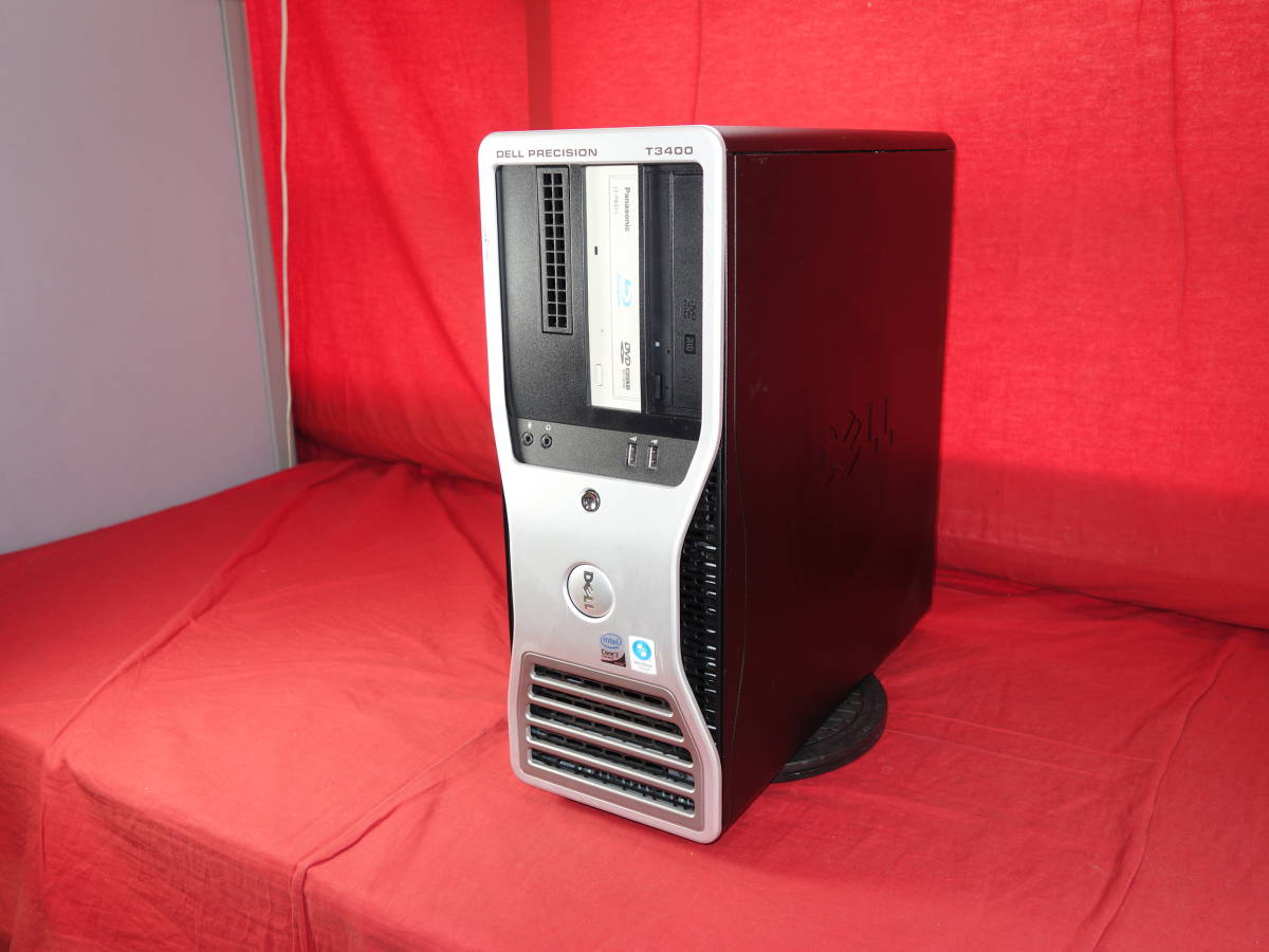 【希少品！】 DELL　PRECISION T3400 【Core2 Extreme X9650】 【BIOS確認済】 メモリ512MB/HDDなし/Quadro FX 4800　中古 WS 【ジャンク】