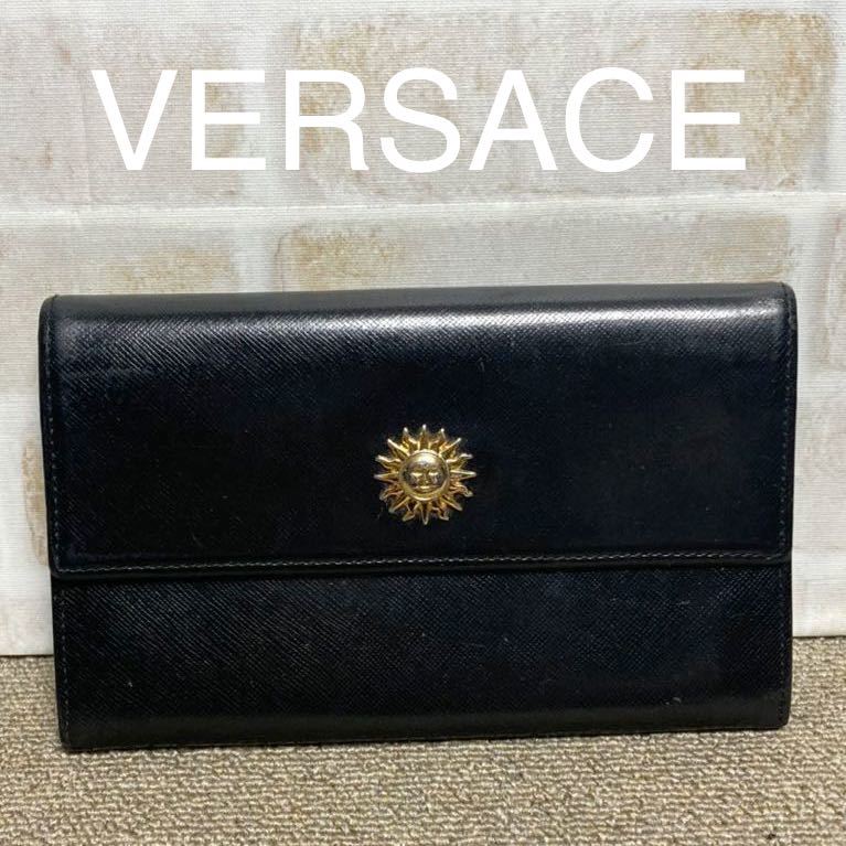 ヴェルサーチ 財布 メデューサ ラウンドファスナー長財布 Versace 財布 