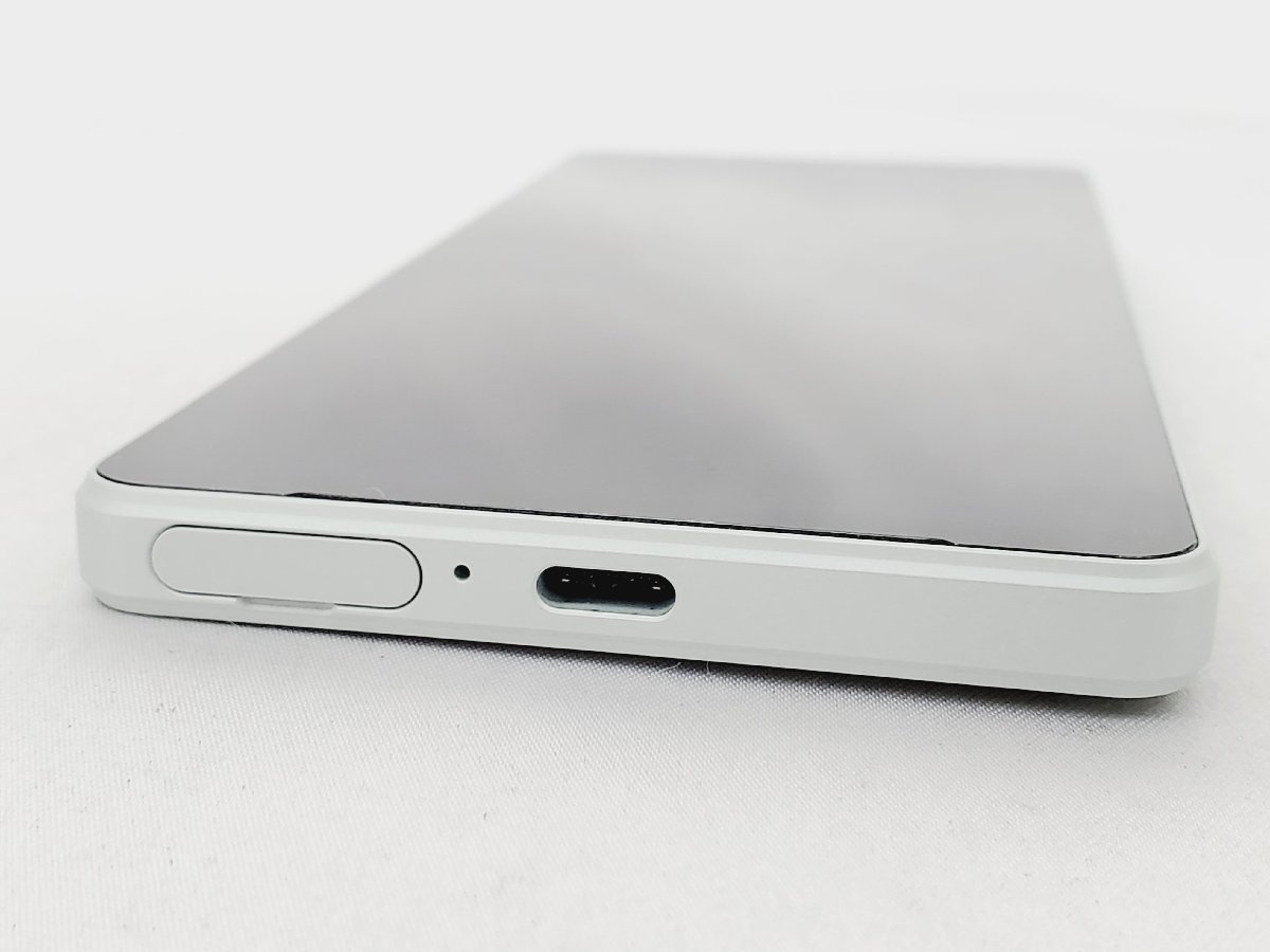 【美品】au by KDDI エーユー スマートフォン SONY XPERIA 1 IV SOG06 アイスホワイト 判定△ ※SIMロック解除済み 802135755 1211