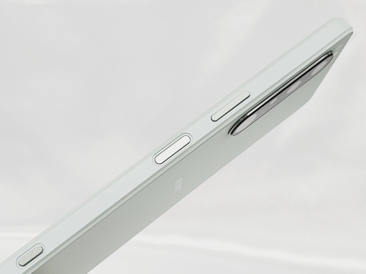 【美品】au by KDDI エーユー スマートフォン SONY XPERIA 1 IV SOG06 アイスホワイト 判定△ ※SIMロック解除済み 802135755 1211