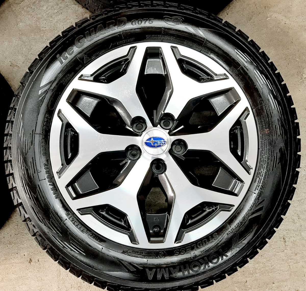 極上品】スバル SK9 フォレスター 純正 ホイールタイヤ 2018年
