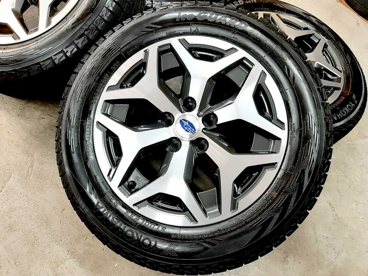 スバルSUBARU SK9 フォレスター プレミアム 純正ホイール4本 エンケイ