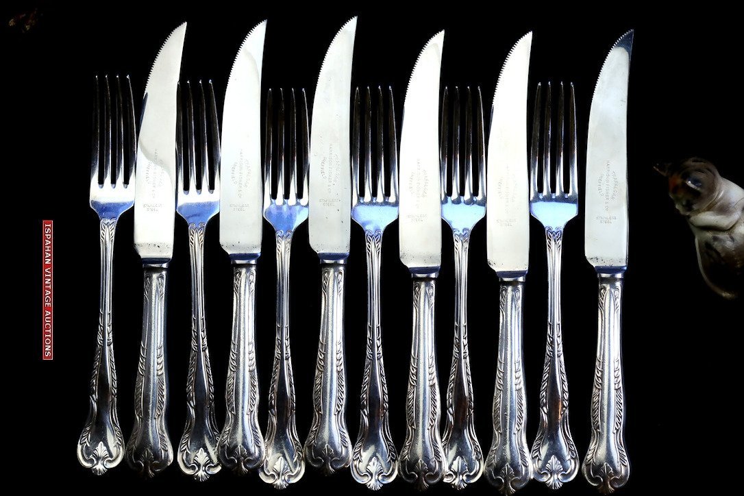 英国アンティーク Silver EPNS 6本set バターナイフ 英国 アンティーク