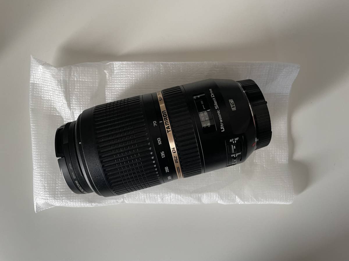 ☆TAMRON CANON用 SP70-300mm F／4-5.6 Di VC USD 美中古・完動品