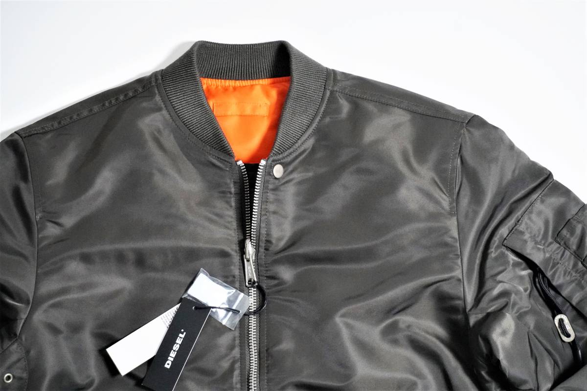 【新品/正規品】4.6万 サイズM DIESEL ディーゼル J-ROSS-REV ナイロン リバーシブル ボンバージャケット ミリタリー MA-1ブルゾン DIESEL ディーゼル ミリタリージャケット 0HCAS Uomo 中古・古着通販DIESEL