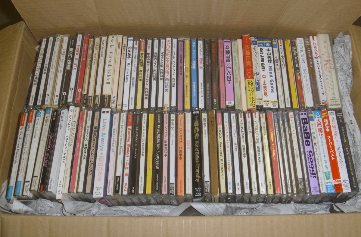【お得，お買い得】 ジャンク 邦楽 女性アイドル CD約85枚まとめて 中森明菜/松田聖子/西村知美/浅香唯/小泉今日子/薬師丸ひろ子/荻野目洋子/キャンディーズ他(その他)｜売買されたオークション情報、yahooの商品 その他