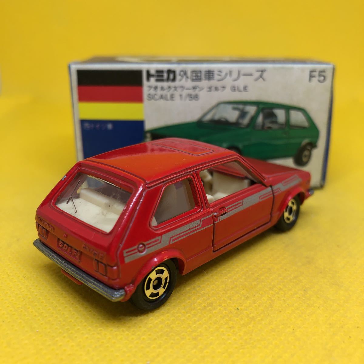 トミカ 青箱 F5 フォルクスワーゲン ゴルフ GLE 日本製