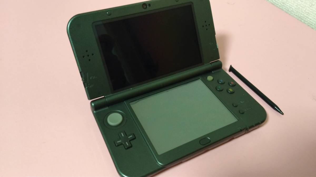 送料無料 NEWニンテンドー3DSLL本体 メタリックブラック SDカード8GB