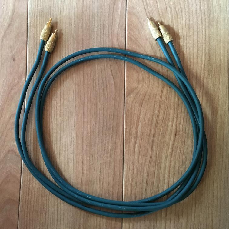 HITACHI製　LC-OFC　Cable　sax-102　100㎝　2本　中古 音響用ケーブル 家電、AV、カメラ