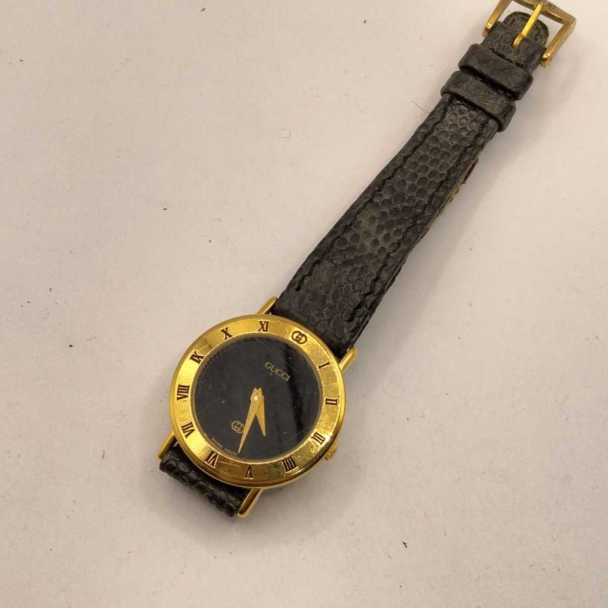 GUCCI グッチ 3000L ゴールド 0206297 インターロッキング スイス 