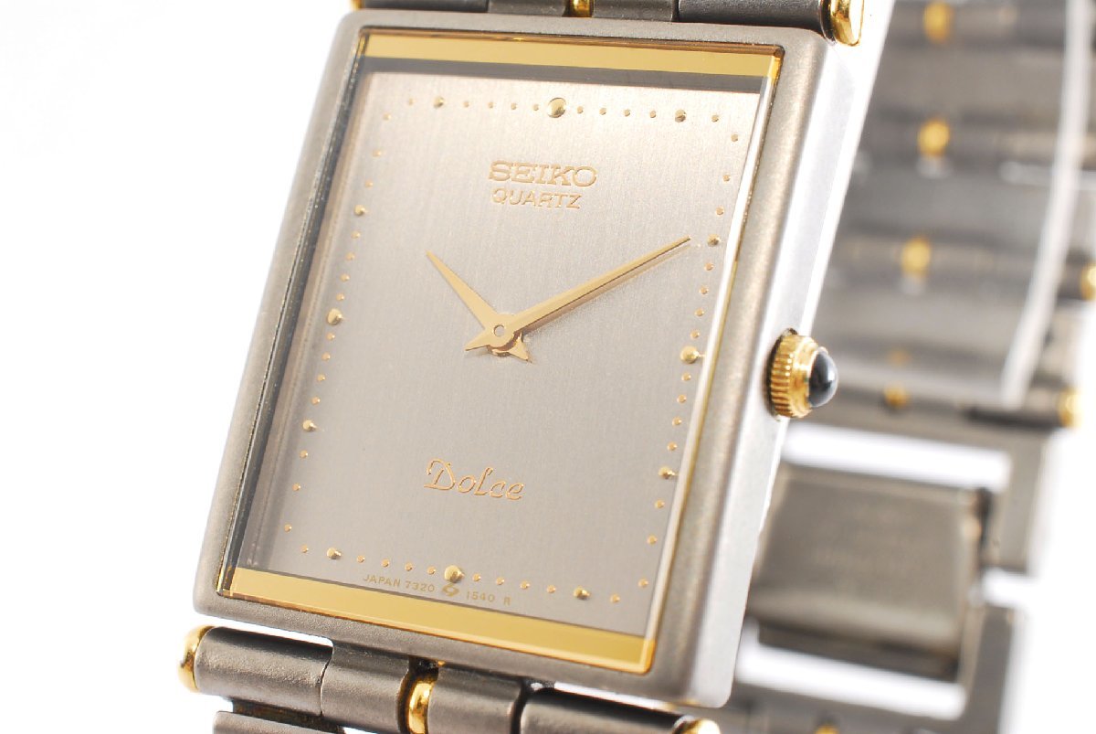 即決 SEIKO セイコー 腕時計 ドルチェ コンビ 5E30-6A00 美品 ◎
