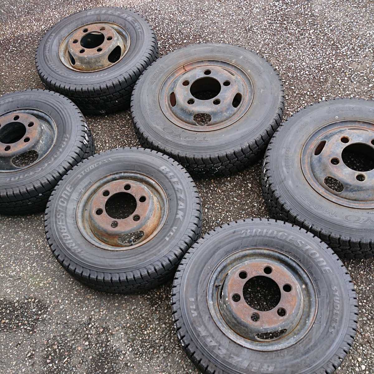 最安値，限定SALE 804 スタッドレスタイヤ 6本 6.50R16LT12PR 195R14LT8PR マツダ タイタン(タイヤ)｜売買されたオークション情報、yahooの商品情報をアーカイブ公開 - オークファン タイヤ