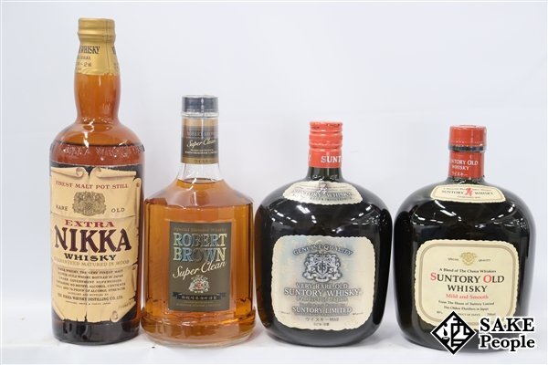 ◇注目! ウイスキー4本セット ニッカ レアオールド 640ml サントリー