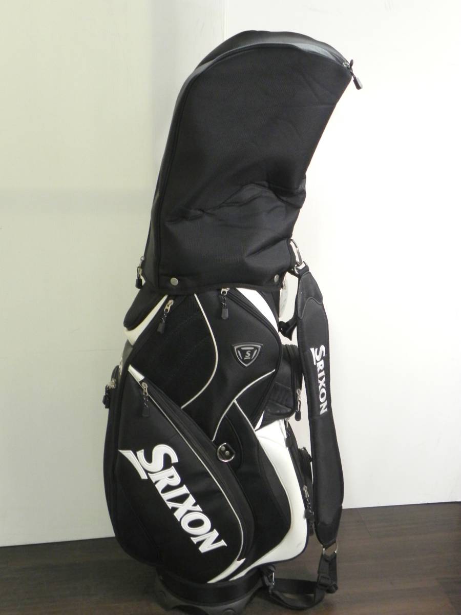 Q8339]SRIXON/スリクソン キャディバッグ ゴルフバッグ ブラック