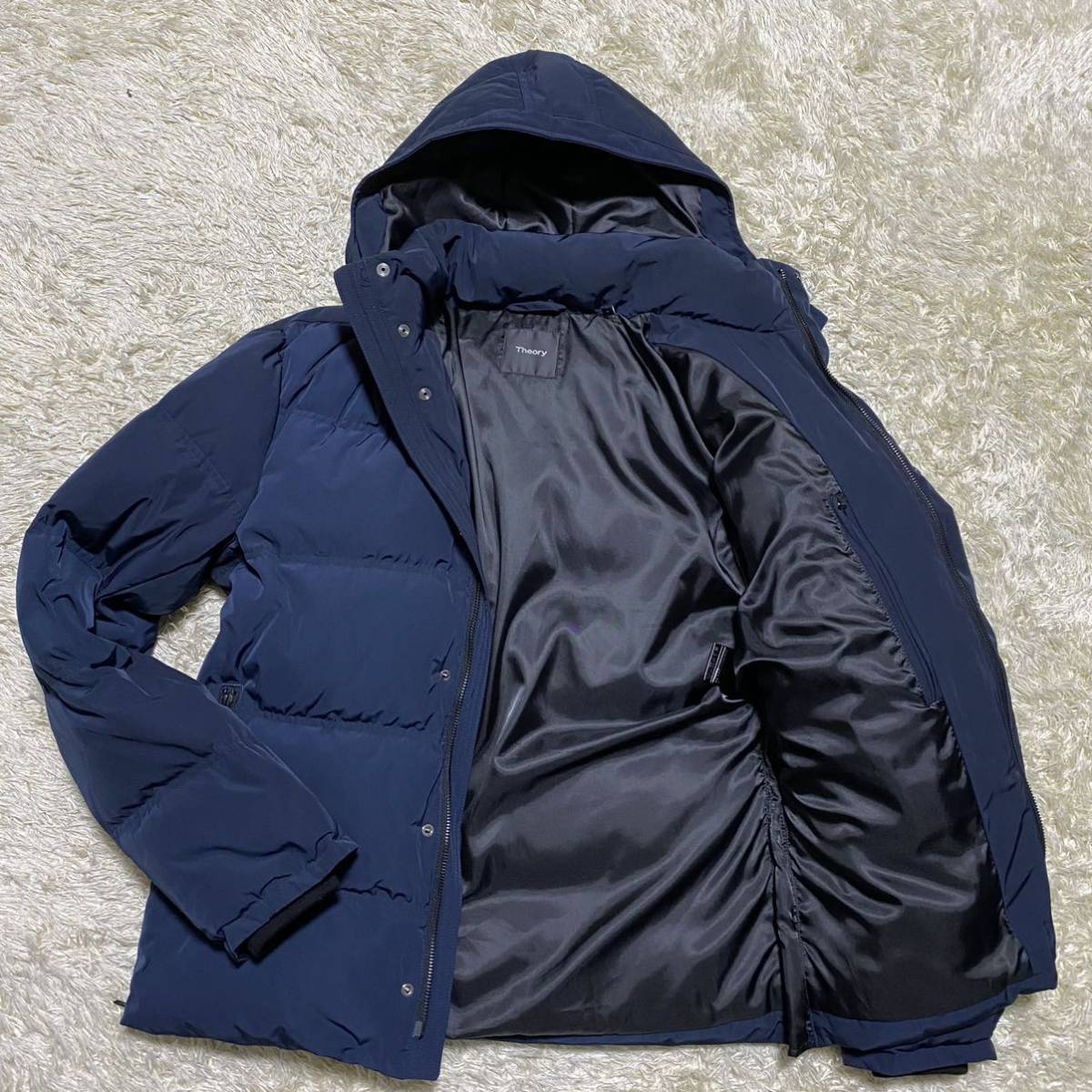 極美品 セオリー 『最高級紳士の色気』 theory ダウンジャケット 2way 