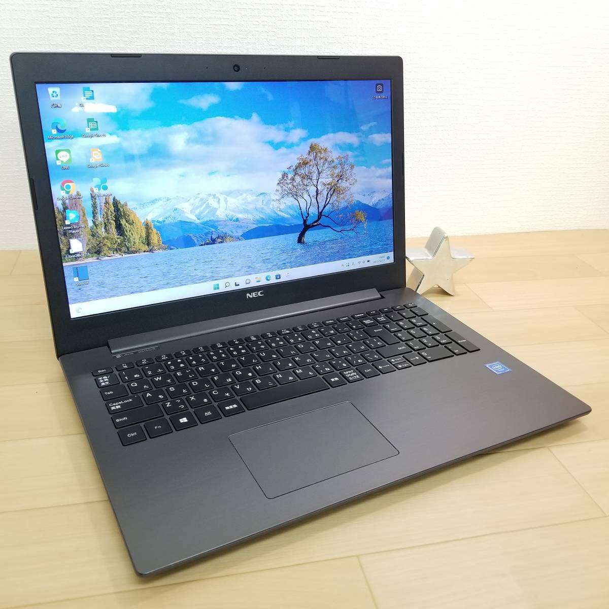 低価，定番 2020年モデル 超 HDD500GB/メモリ4GB/無線 Wi-Fi/Webカメラ/Office/Win11/高性能Celeron N4000搭載/PC-NS100K1B-P6 D078(15インチ～)｜売買されたオークション情報、yahooの商品情報をアーカイブ公開 - オークファン NEC