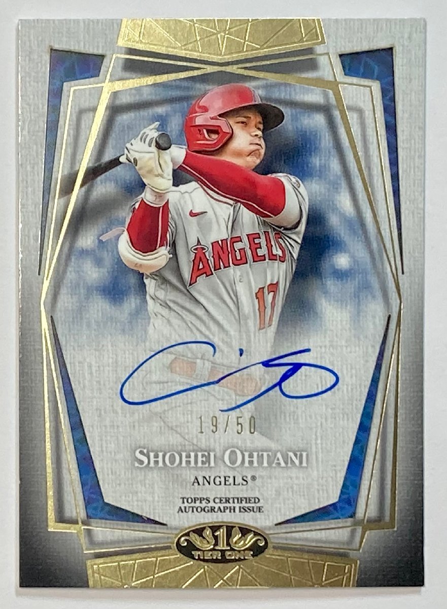 50枚限定】大谷翔平直書きサイン 2022 Topps Tire One Auto 0 Topps