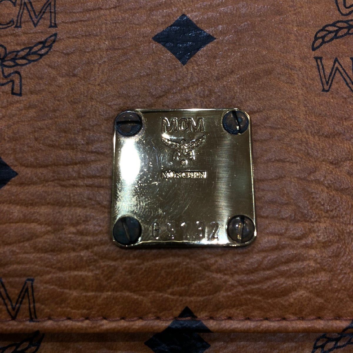 エム・シー・エム MCM ヴィセトス柄 チェーンショルダーバッグ