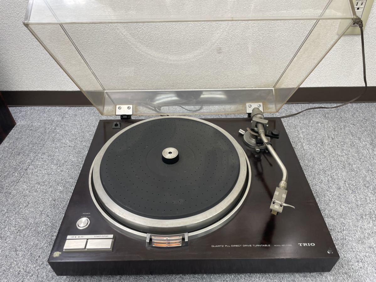 管120926t TRIO トリオ KP-7700 レコードプレーヤー ターンテーブル