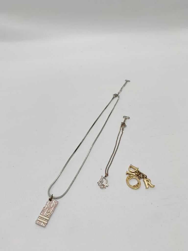 【限定SALE，爆買い】 Christian Dior クリスチャンディオール アクセサリー セット ネックレス ブレスレット(ネックレス（トップつき）)｜売買されたオークション情報、yahooの商品情報をアーカイブ公開 - オークフ ネックレス（トップつき）