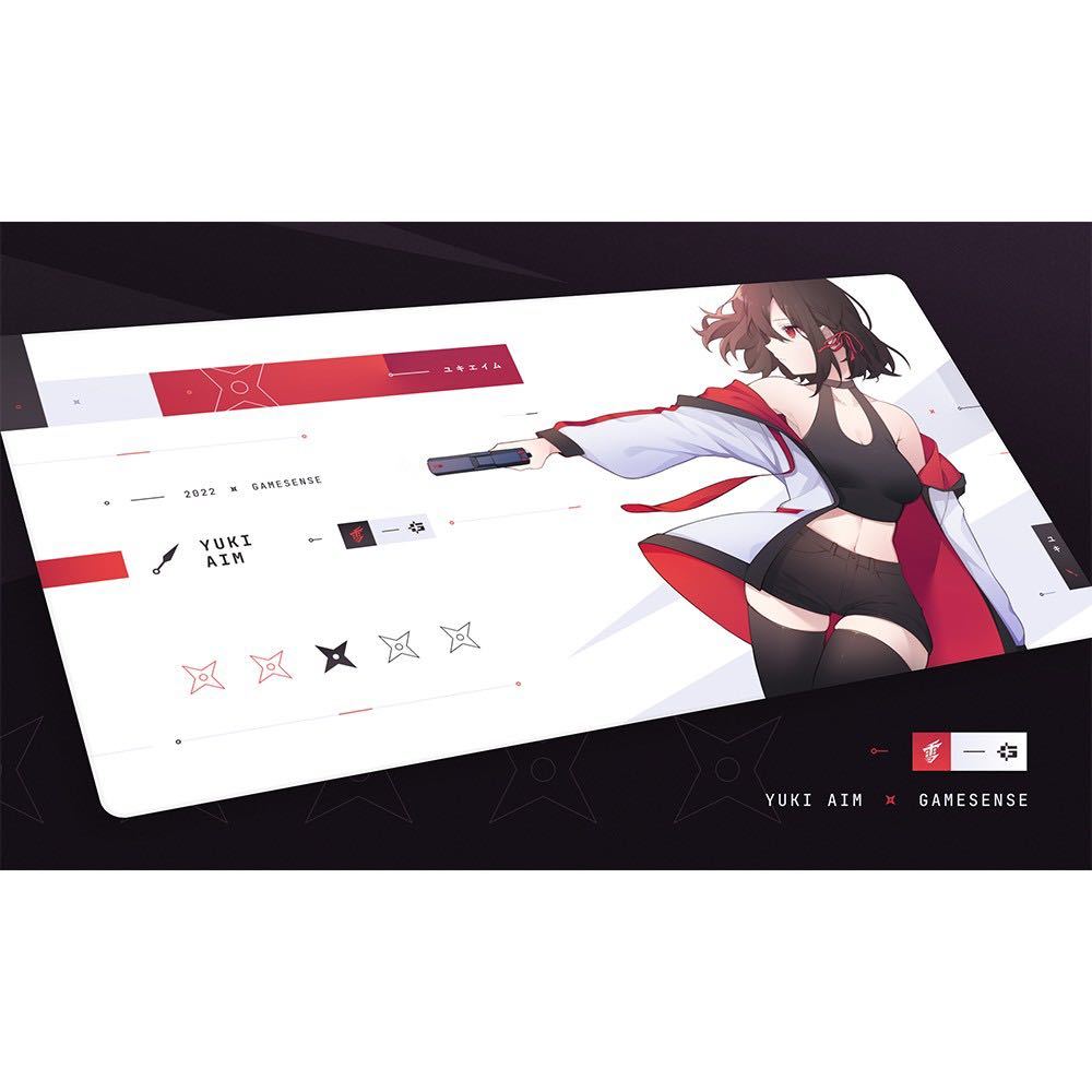 gamesense YUKI AIM RADER マウスパッド YukiAim x Gamesense Radar