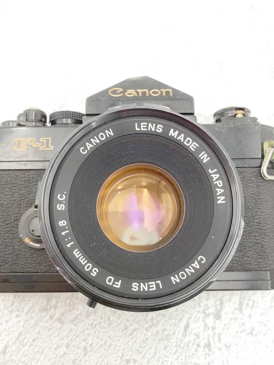 Canon F-1 フィルムカメラ　前期　 50mm　1.8レンズ付 整備OH済 ◇カメラ◇CANON キヤノン F-1 50mm 1:1.8 S.C. フィルムカメラ 【公式