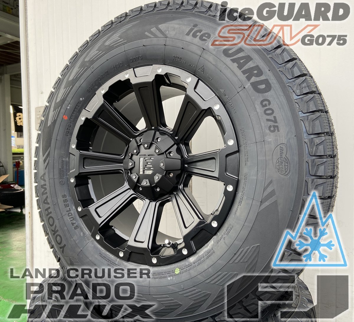 国産スタッドレス LEXXEL DeathRock プラド サーフ ハイラックス FJ