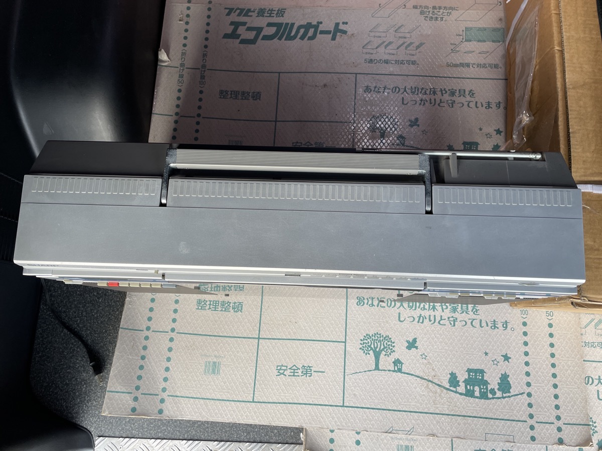 SHARP シャープ 両面演奏ポータブルステレオ レコードラジカセ VZ-V20