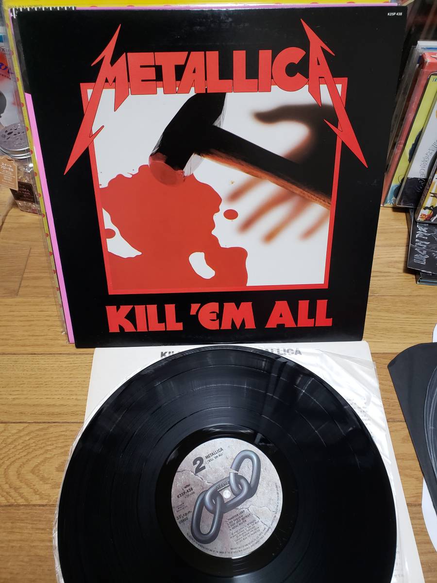 レコード 【LP】希少 国内盤 メタリカ キルエムオール インサート付き