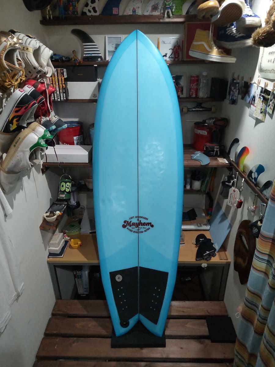 RNF RETRO 5'6” Lost RNF Retro 5ft 6 Fish Surfboard - White