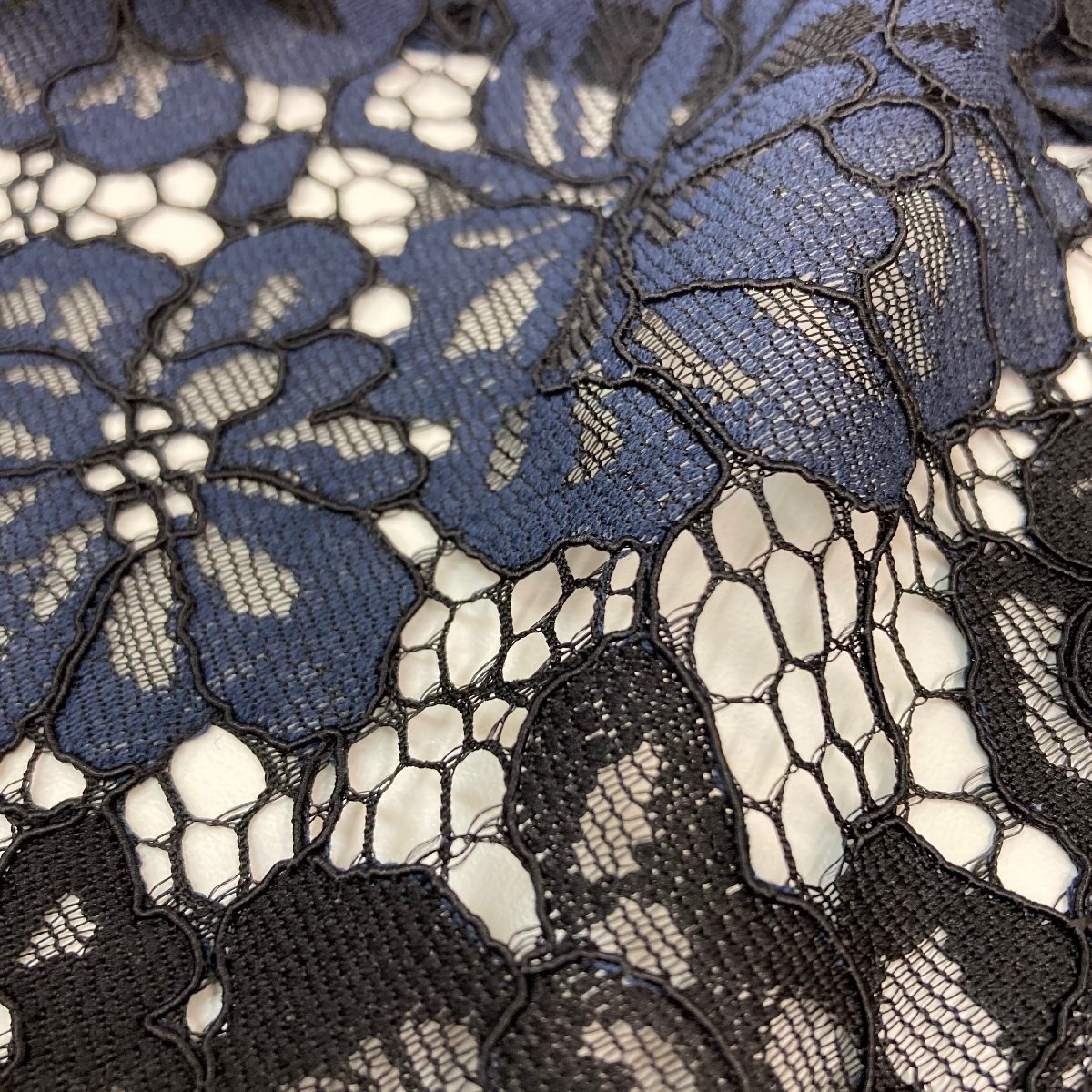 きものトゥレジュ☆レース羽織/新品/未使用品/身丈102/裄68/袖丈46/ナイロン75%、綿25%/黒・紺色系【Ｋ-247-1215ｓ】 tresjeune WEBSHOP -トゥレジュ- 1円 ☆良品☆ きものcocon☆羽織☆身丈92&frasl;裄69&frasl;身幅65&frasl;ポリエステル100%&frasl;ピンク×