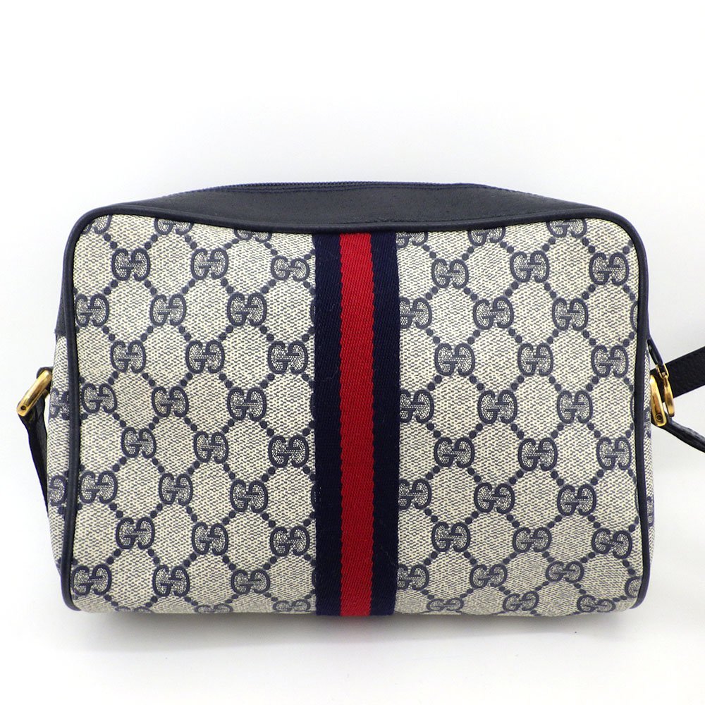 1円～ GUCCI グッチ シェリーライン GG柄スプリーム 68.02.004 PVC 