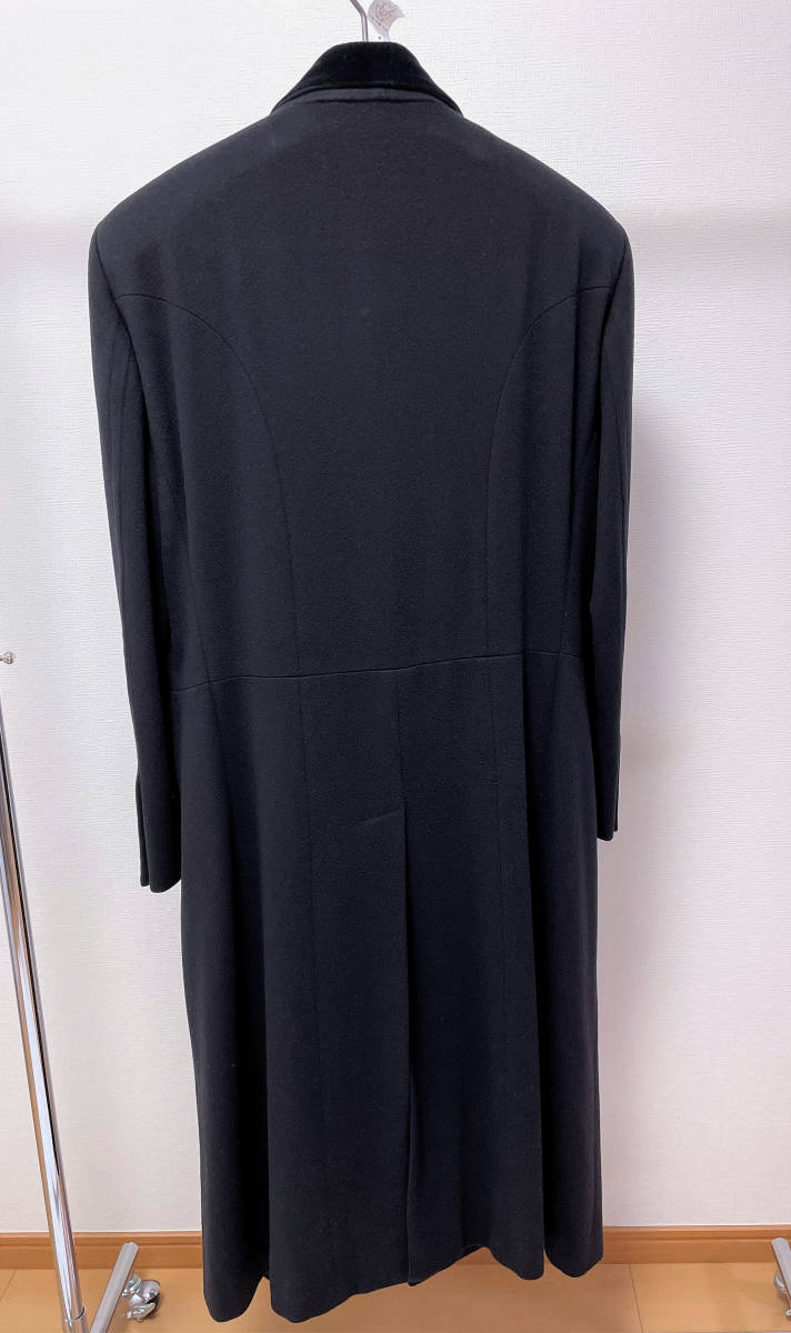 グッチ GUCCI トムフォード期 ロングコート 比翼 ウール×カシミヤ 38