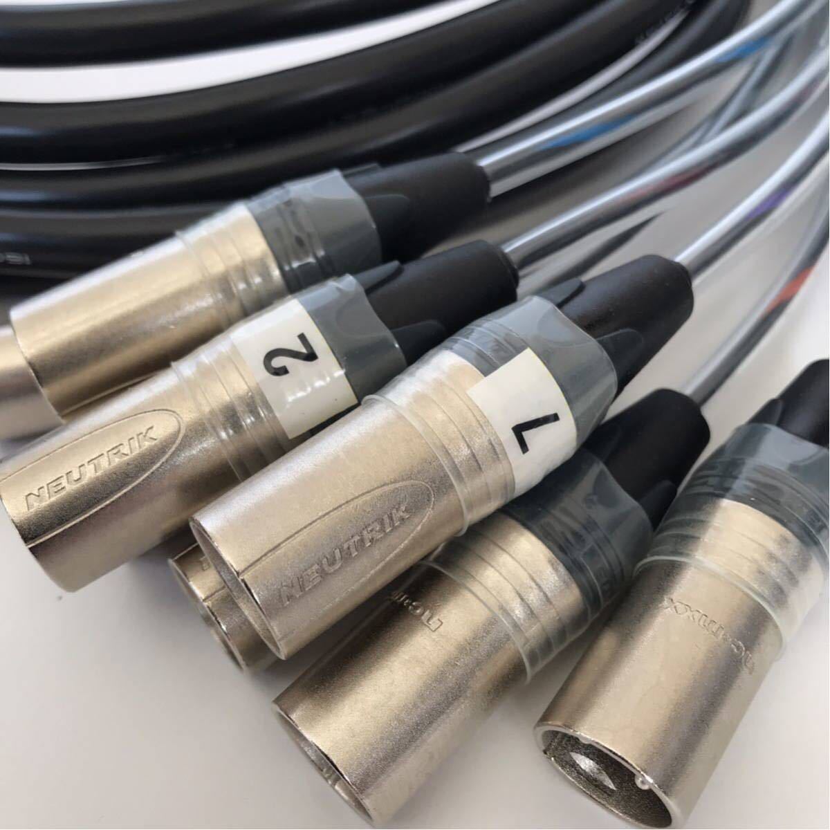 CANARE MR202-2AT XLR 2ch マルチケーブル 10m 【公式通販】