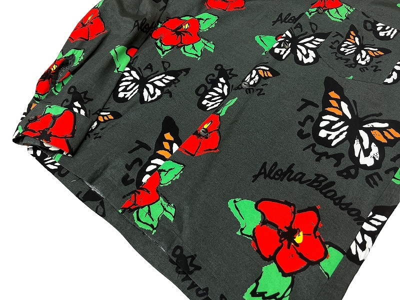 送料無料 Aloha Blossom アロハブロッサム Tehu Tehu 長袖 テフテフ 蝶