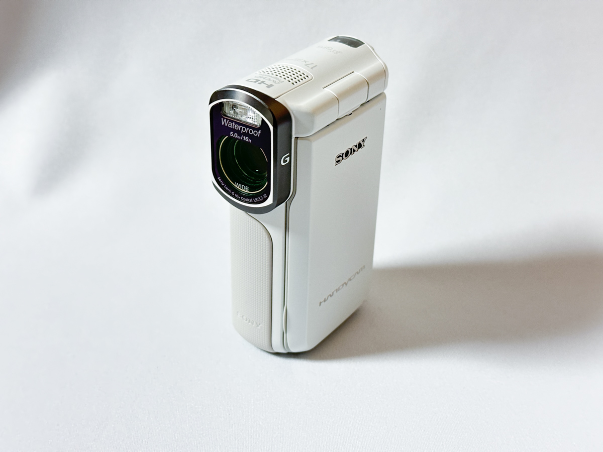 ソニー SONY ハンディカムHDR-GW77V 中古品 SONY ブルー HDR-GW77V