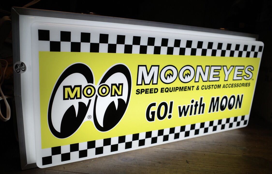 ネオンサイン ムーンアイズ MOONEYES ホットロッド USB給電 調光