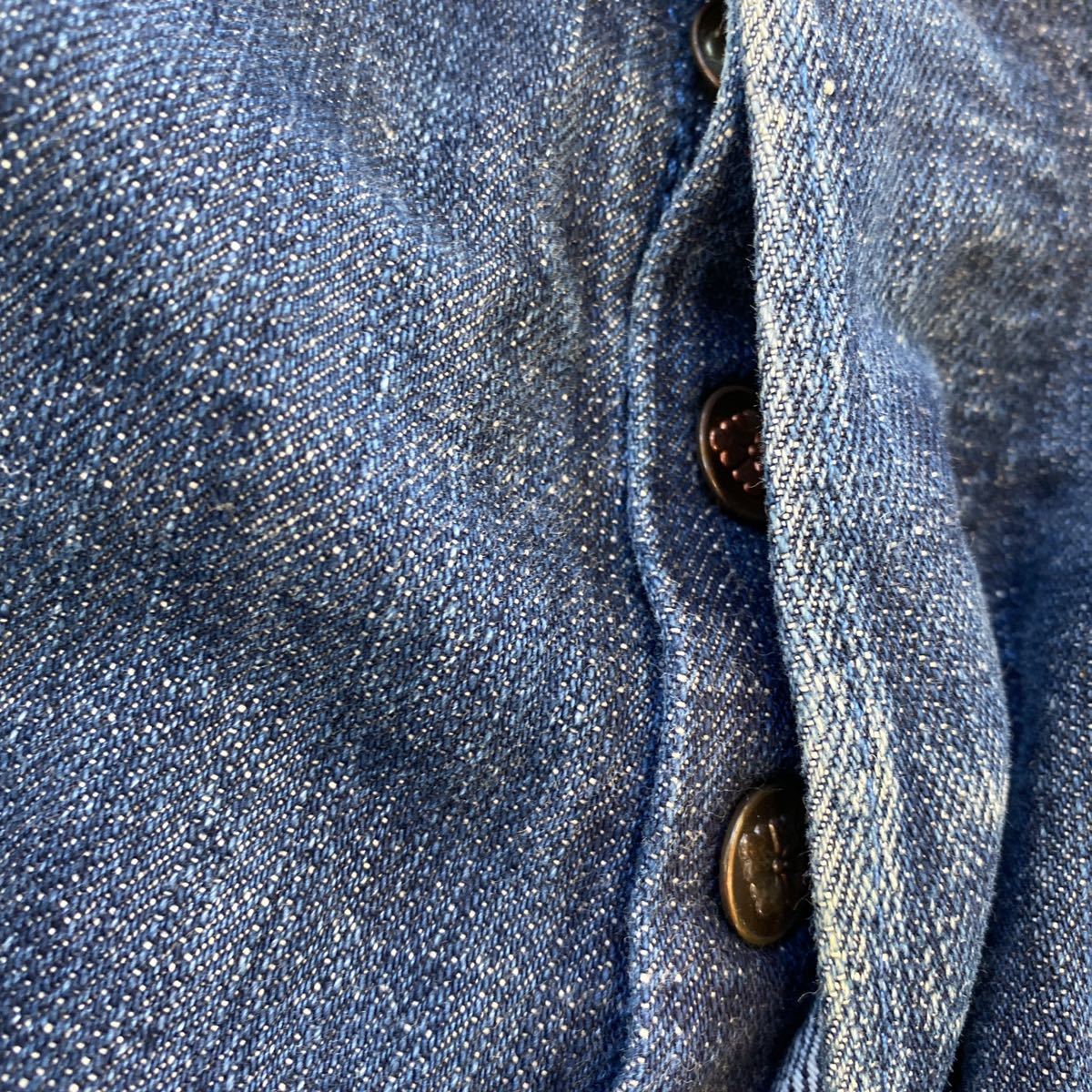 YAMANE ヤマネ EVISU エヴィス デニム ジーンズ 革パッチ 赤耳