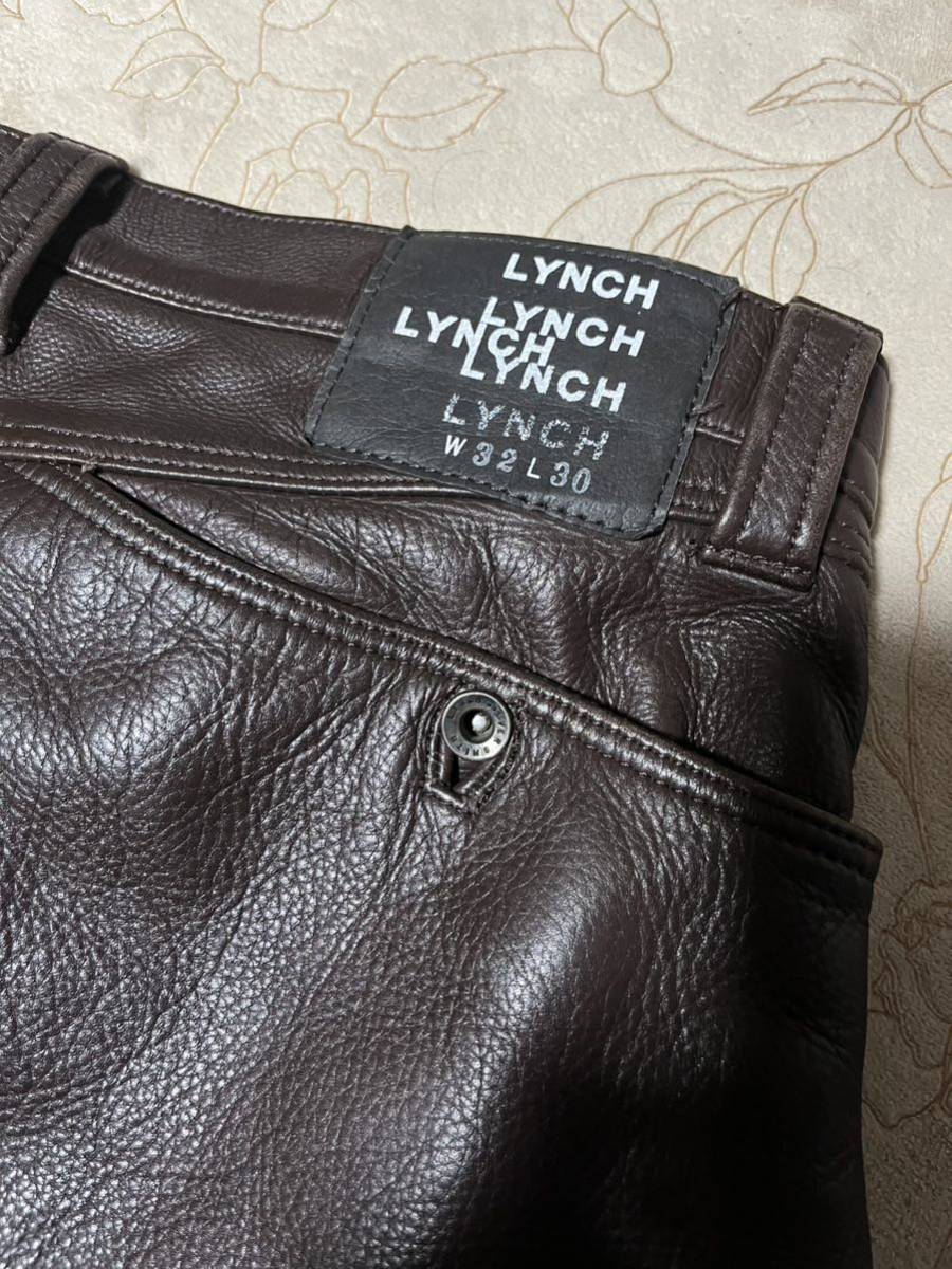 lynch silversmith リンチ シルバースミス レザーパンツ heavy gauge 