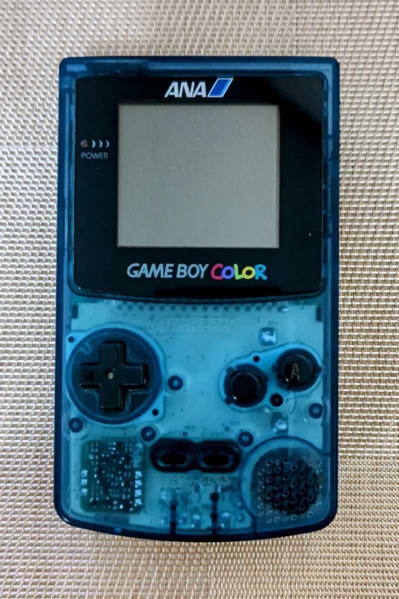 2026，正規品 品 限定版 ANA オリジナル スケルトンブルー ゲームボーイカラー Nintendo GAME BOY COLOR 任天堂 ACアダプタ付属(本体)｜売買されたオークション情報、yahooの商品情報をアーカイブ公開 - オークファ 本体、アクセサリー