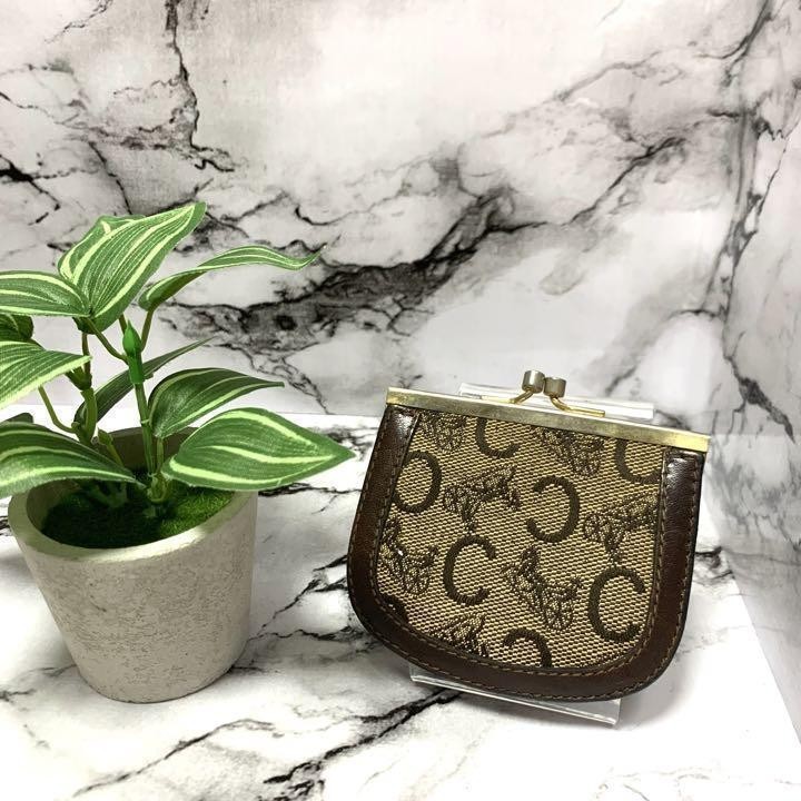 CELINE キャンバス ブラウン がま口 ケース 9461 専用 CELINE がま口 コインケース 3237 ブランドshopM 【公式通販】