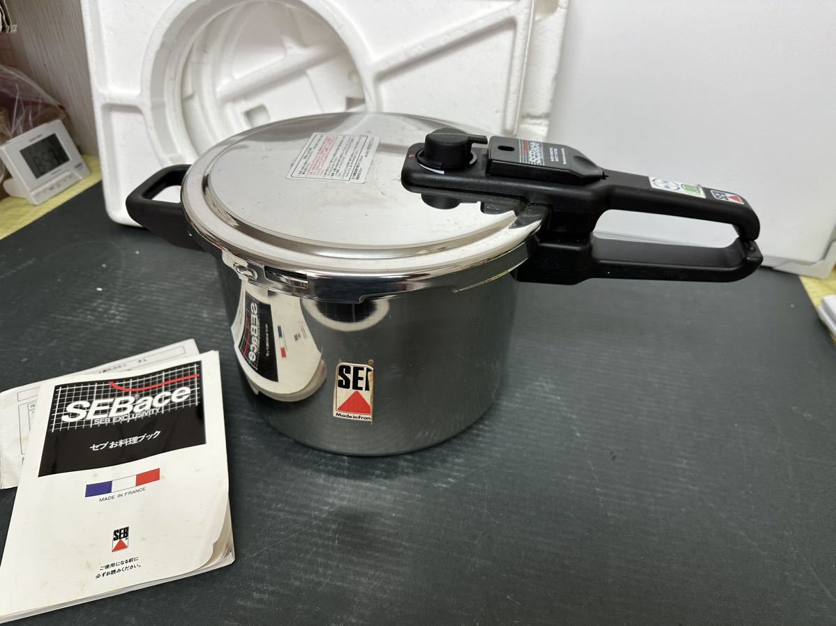 USED経年品】SEB セブ France 無かっ フランス 圧力鍋 22cm 6L